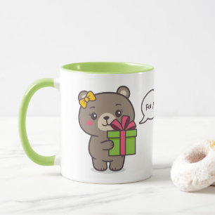 Caneca Ilustração do Urso de Teddy