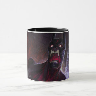 Caneca Ilustração do Vampiro Batman de Crise Infinita