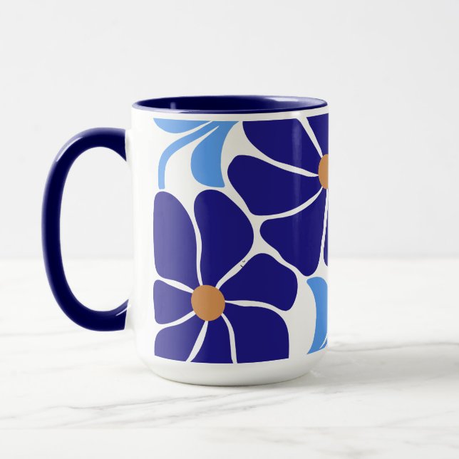 Caneca Ilustração Floral (Esquerda)