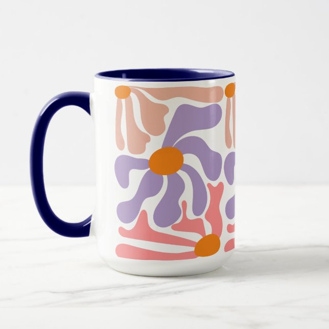 Caneca Ilustração Floral (Esquerda)