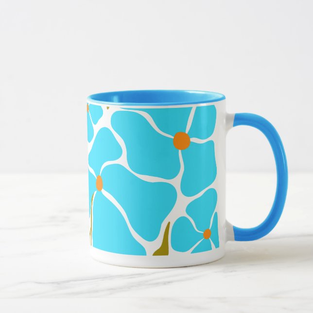 Caneca Ilustração Floral (Direita)