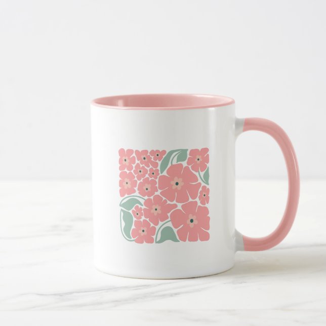 Caneca Ilustração Floral (Direita)