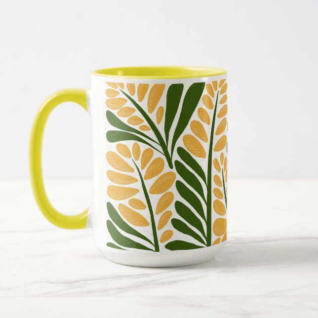 Caneca Ilustração Floral (Esquerda)