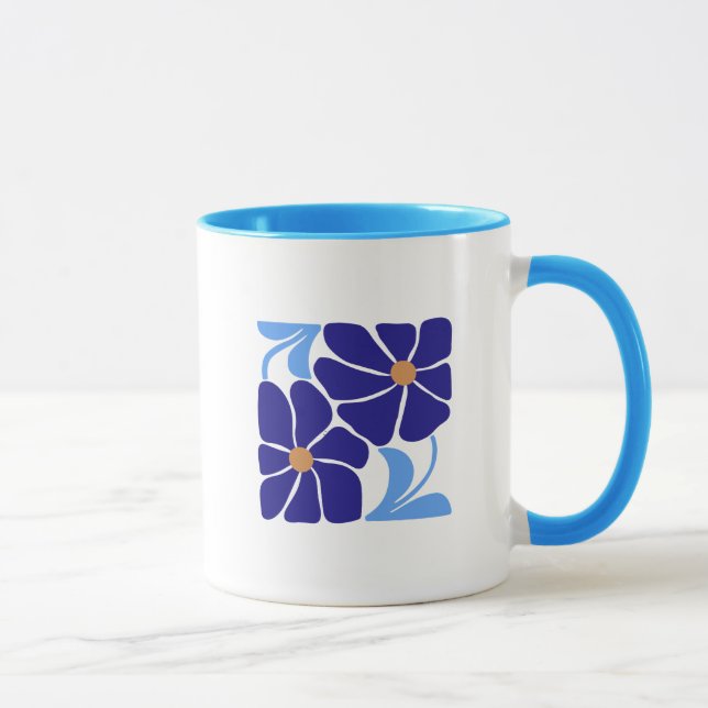 Caneca Ilustração Floral (Direita)