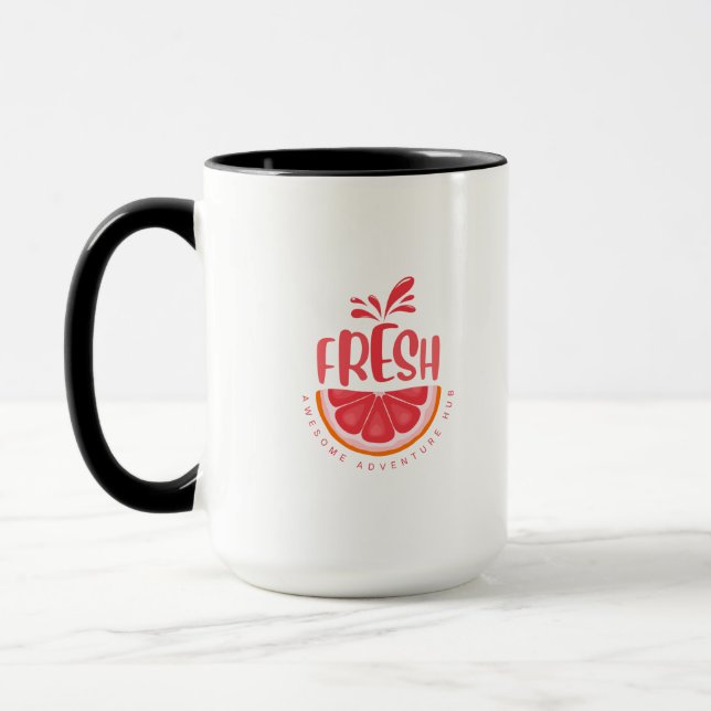 Caneca Ilustração Floral (Esquerda)