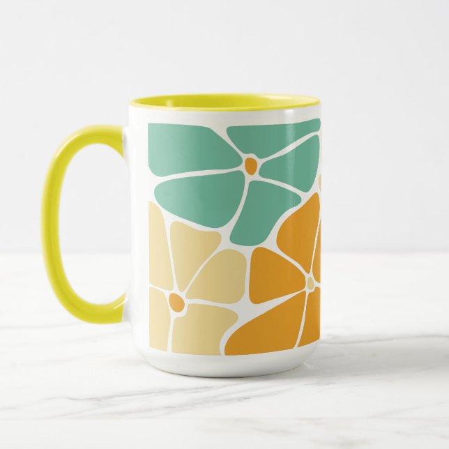 Caneca Ilustração Floral (Esquerda)