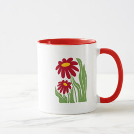 Caneca Ilustração Floral