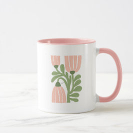 Caneca Ilustração Floral Arte