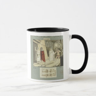 Caneca Ilustração para a flauta mágica de Mozart "", 1