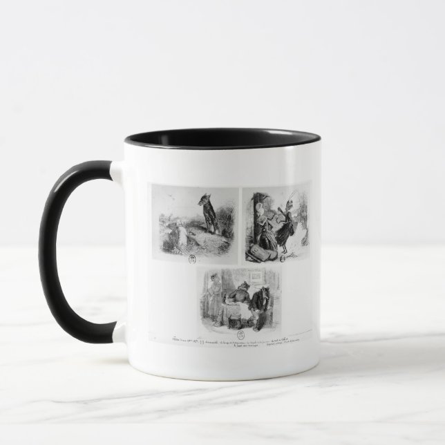 Caneca Ilustração para 'o lobo e o Lambb (Esquerda)