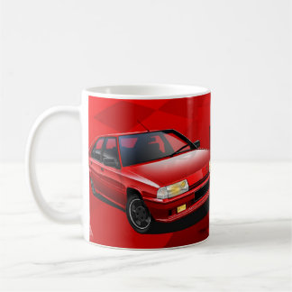 Caneca ilustrada 16V de Citroen BX GTI