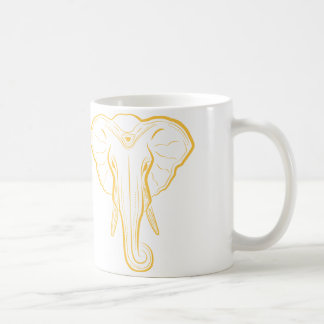 Caneca ilustrada do elefante