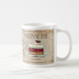 Caneca ilustrada do Patisserie II francês