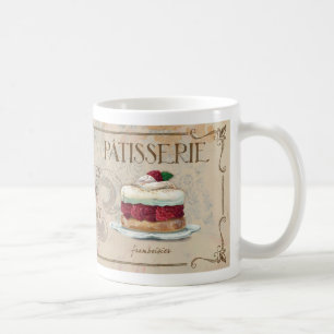 Caneca ilustrada do Patisserie II francês