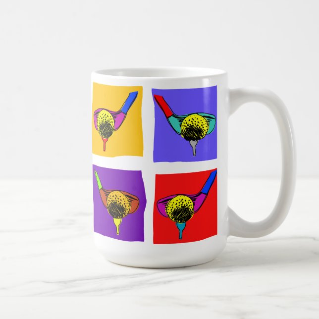 Caneca ilustrada golfe (Direita)