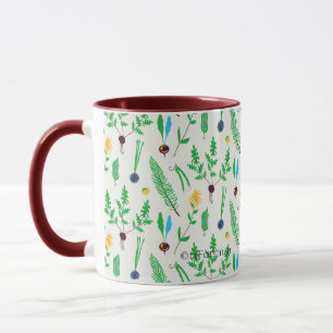 Caneca ilustrada jardim do vegetariano