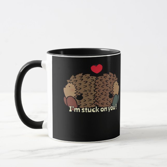 Caneca Im Stuck On You Timeless Romantic Design  (Esquerda)