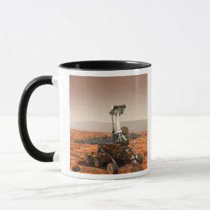 Caneca Imagem artística de Mars Rover
