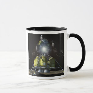 Caneca Imagem artística de uma nova nave espacial para a