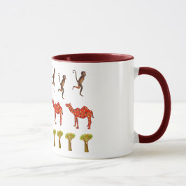 Caneca Imagem de Animais Africanos - Mug Combo