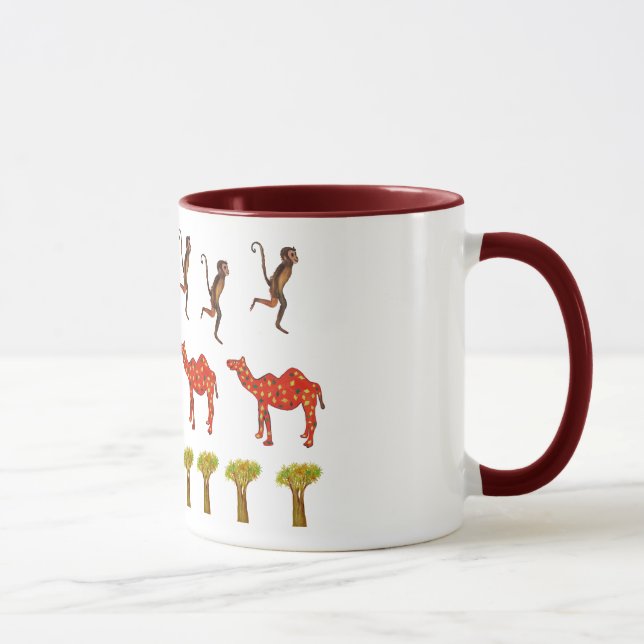 Caneca Imagem de Animais Africanos - Mug Combo (Direita)