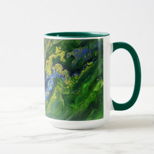 Caneca Imagem de Espelho de Trabalho de arte acrílico col