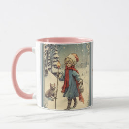 Caneca Imagem de Neve da Era do Natal