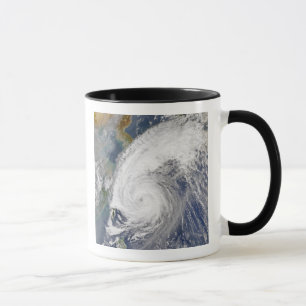 Caneca Imagem de satélite de um tufão