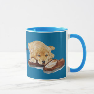 Caneca imagem do cão de filhote de cachorro bonito do