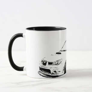 Caneca Imagem do vetor da WTI de Subaru Impreza WRX