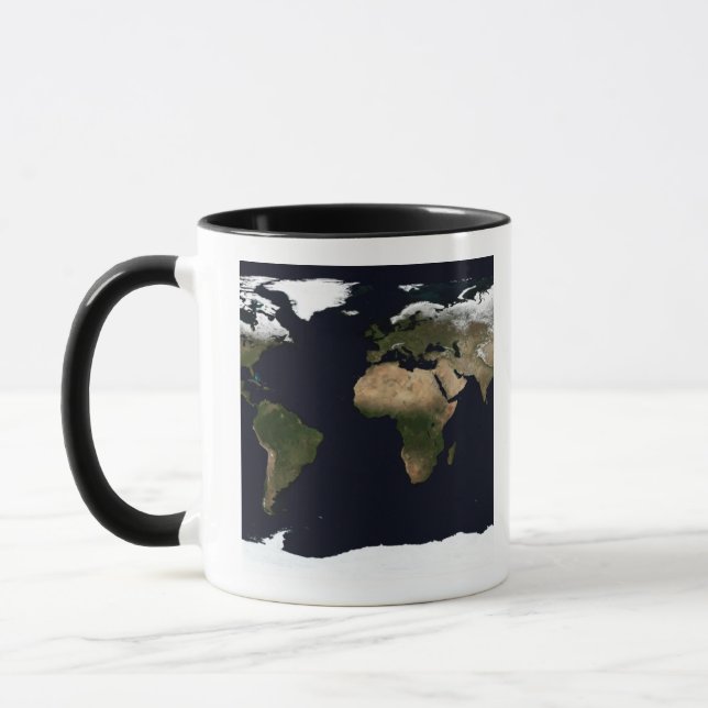 Caneca Imagem global do nosso mundo (Esquerda)