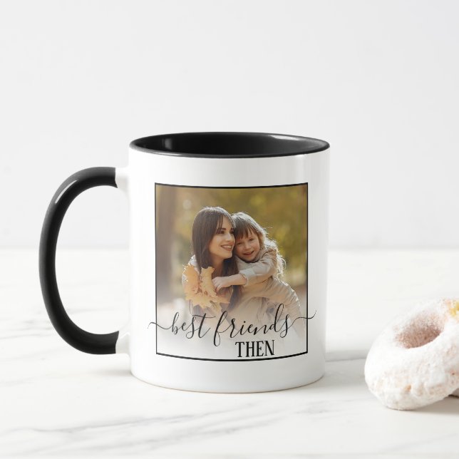 Caneca Imagem Personalizada: Melhores Amigos Para Sempre (Com Donut)