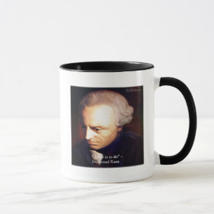 Caneca Immanuel Kant "Para Fazer", dons e Camisetas