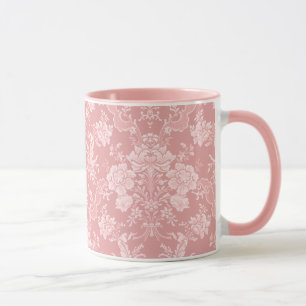 Caneca Imobilizante Romântico Chic Floral Damask-Pastel R