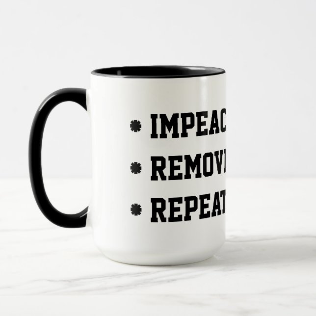 Caneca Impeach Remove Repeat (Esquerda)