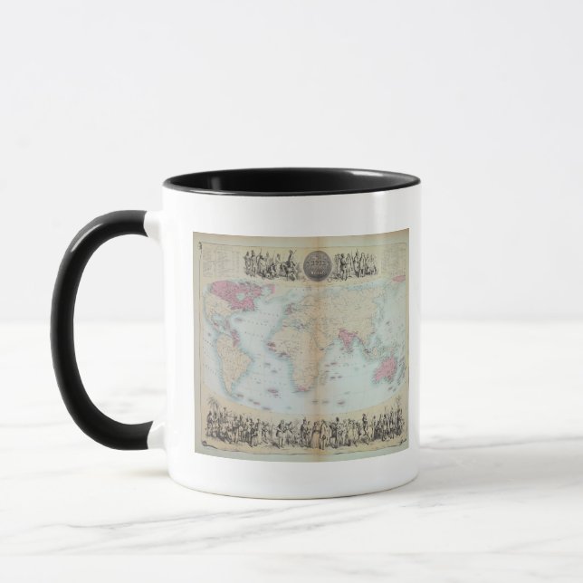 Caneca Império Britânico no mundo inteiro (Esquerda)