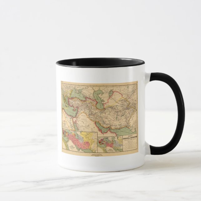Caneca Impérios do mundo antigo dos persas, macedônios (Direita)