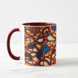 Caneca Impressão Africana