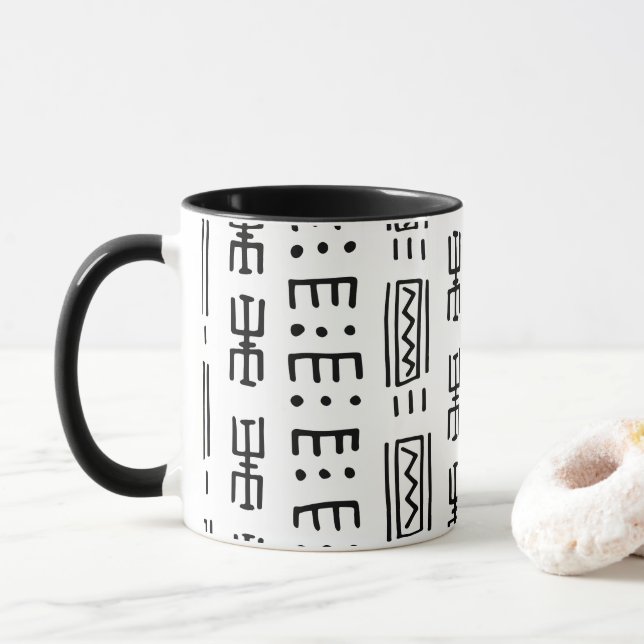 Caneca Impressão africano (Com Donut)