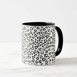 Caneca Impressão Animal Preto e Branco