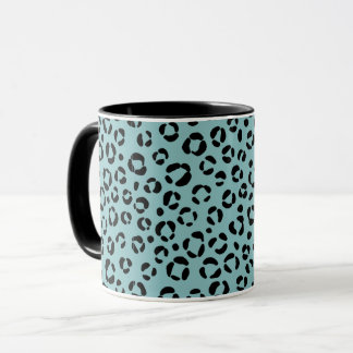 Caneca Impressão Animal Turquesa