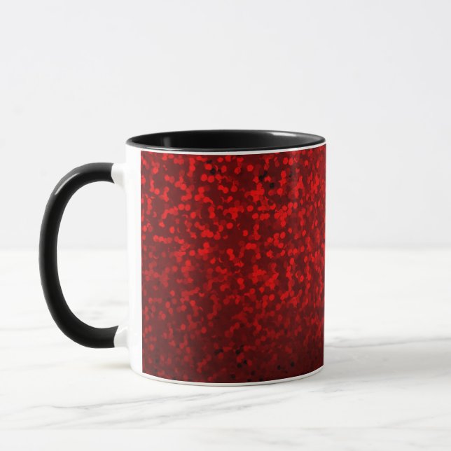 Caneca Impressão brilho bokeh faísca (Esquerda)