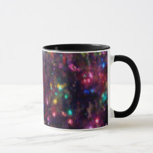 Caneca Impressão colorida das luzes