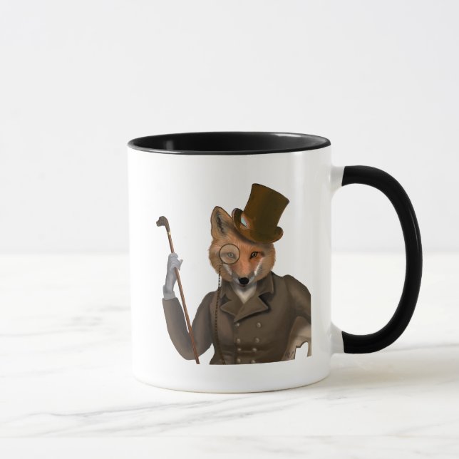 Caneca Impressão da Raposa Fundadora (Direita)
