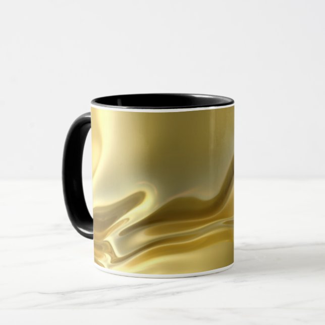 Caneca Impressão Digital Liquid Gold (Frente Esquerda)