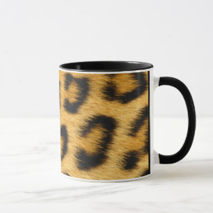 Caneca Impressão do leopardo
