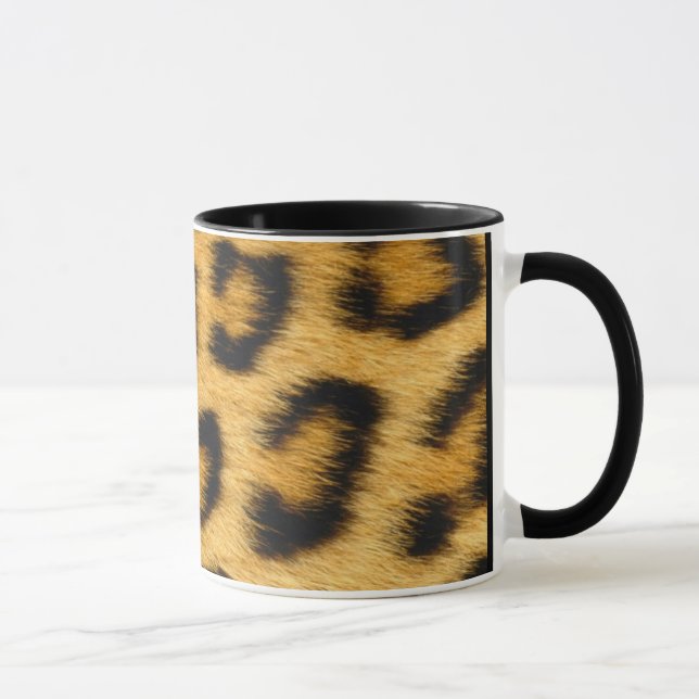Caneca Impressão do leopardo (Direita)