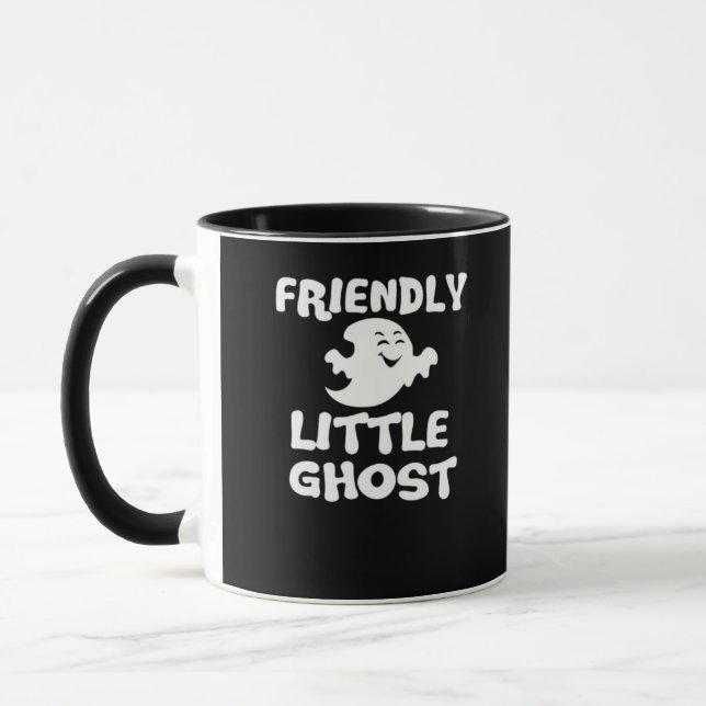 Caneca Impressão do Pequeno Boo Halloween (Esquerda)