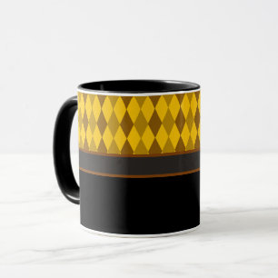 Caneca Impressão Dourado do diamante, banda do