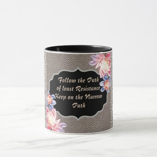 Caneca Impressão em animais com duas tonalidades Siga o c (Centro)